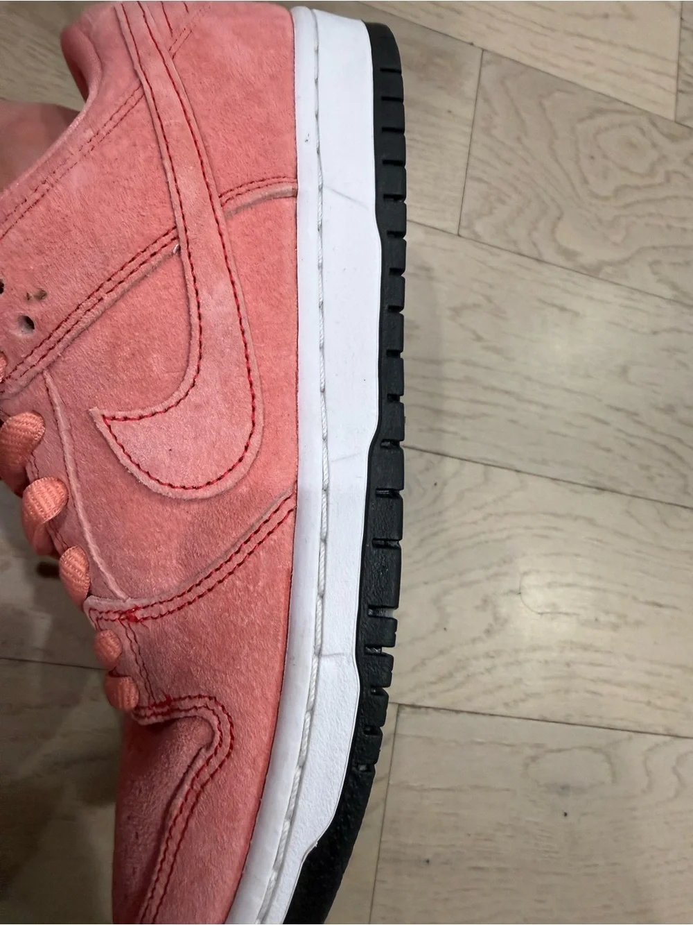 Nike SB Dunk Low Pro Sneakers in Pink Pig